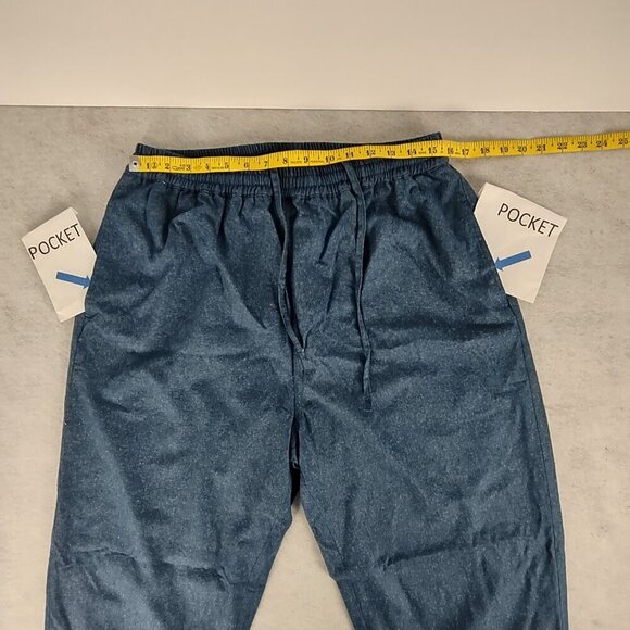 Great Cavalier by St. Paul 100% Silk Vintage 2-Piece Blue Lounge Set Women’s XL - Picture 12 of 16